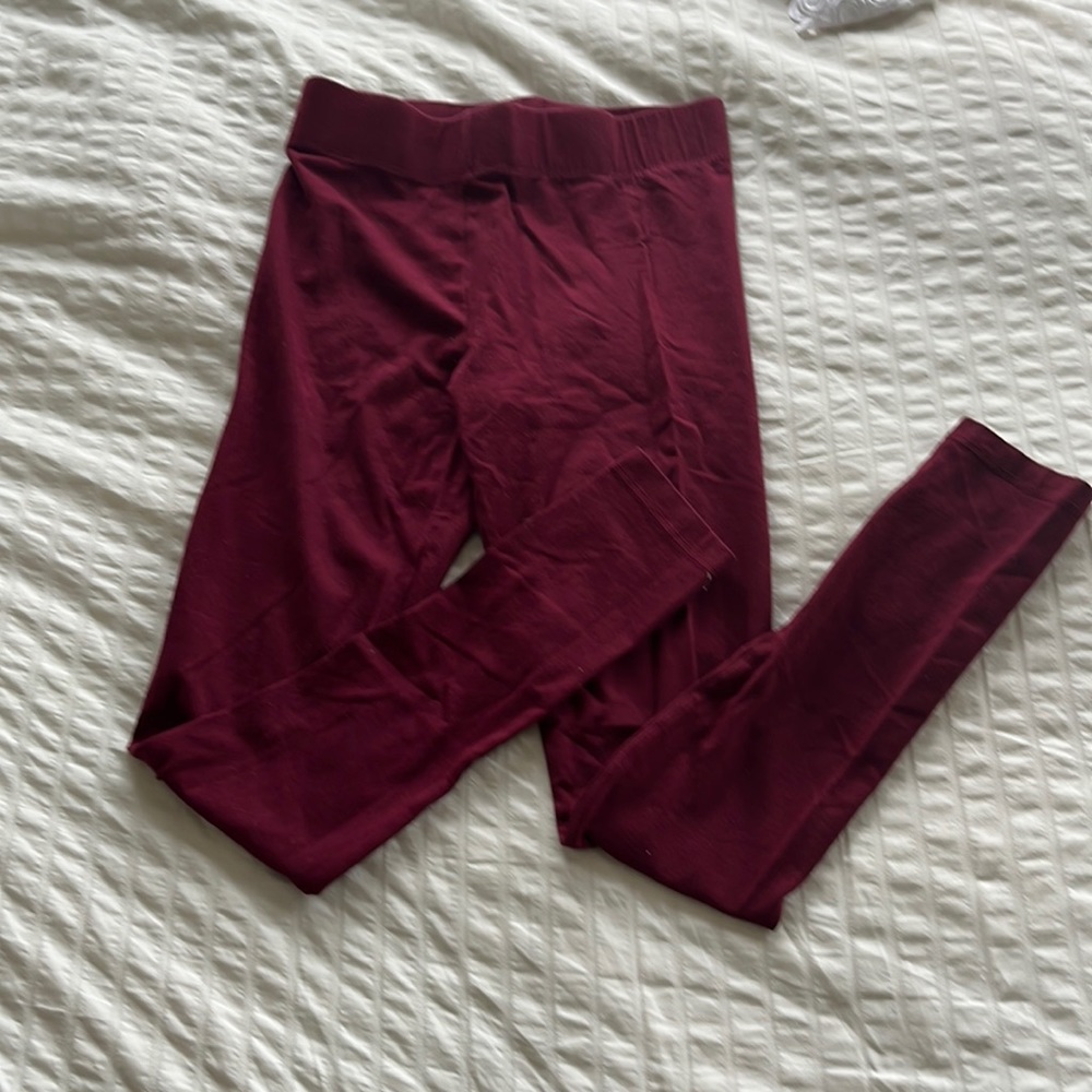 Red Soft Unworn Comfy Leggings